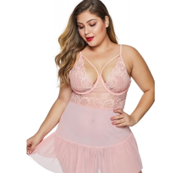 Other - PINK PLUS SIZE CHEMISE